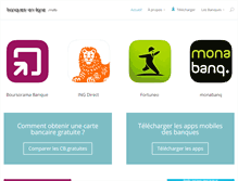Tablet Screenshot of banques-en-ligne.mobi