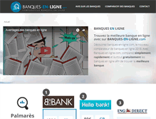 Tablet Screenshot of banques-en-ligne.com